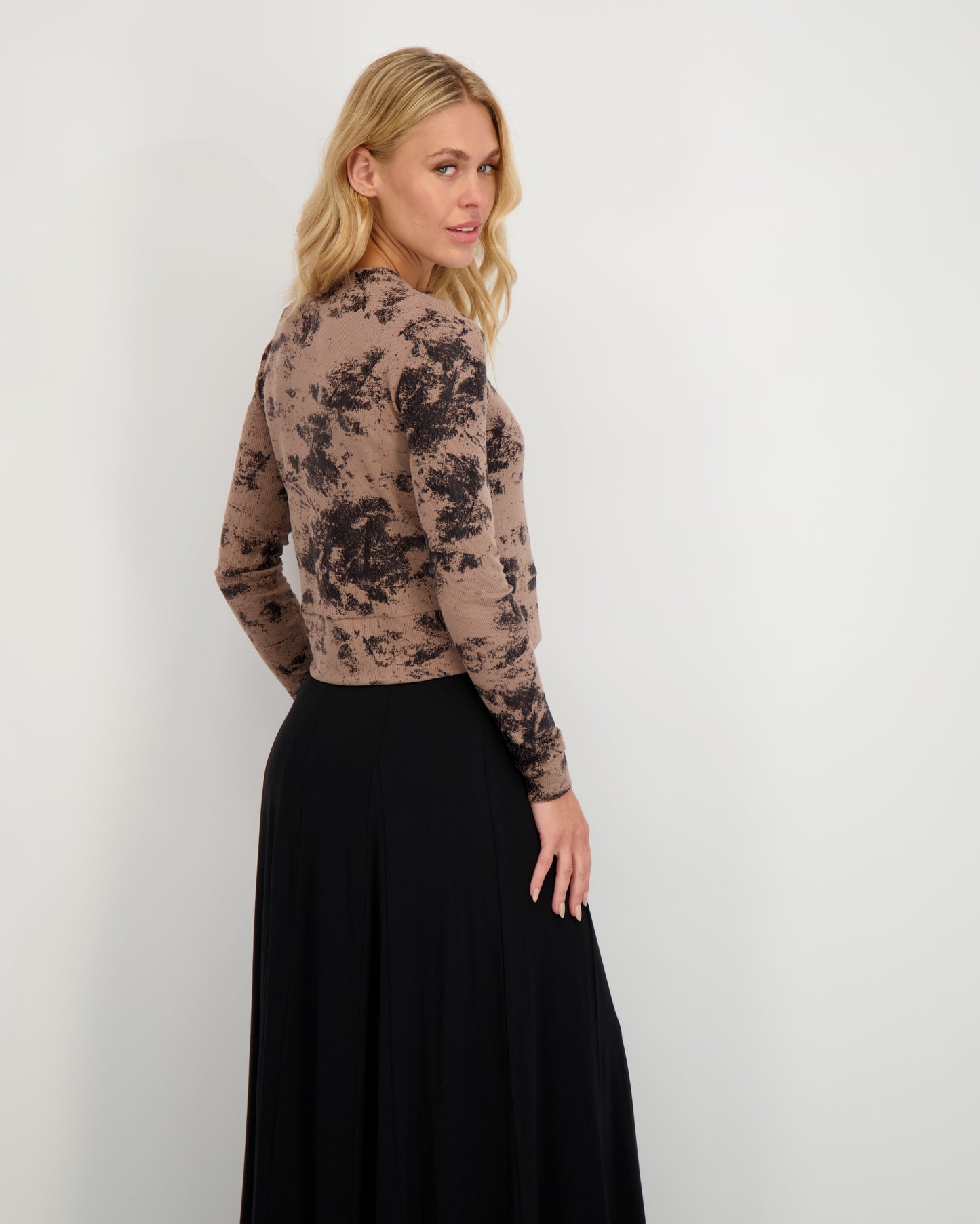 Milan Foil Cardigan