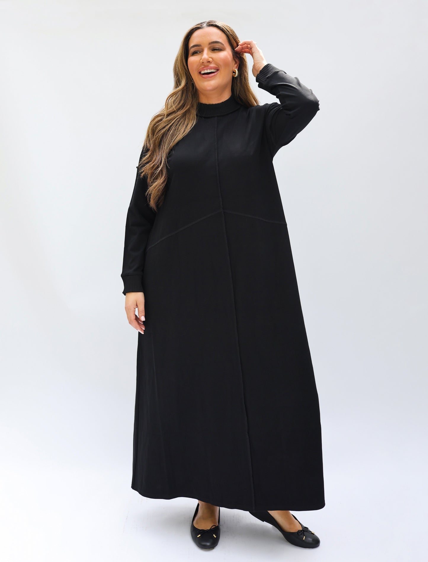 YUME Reversed Seam Maxi Dress
