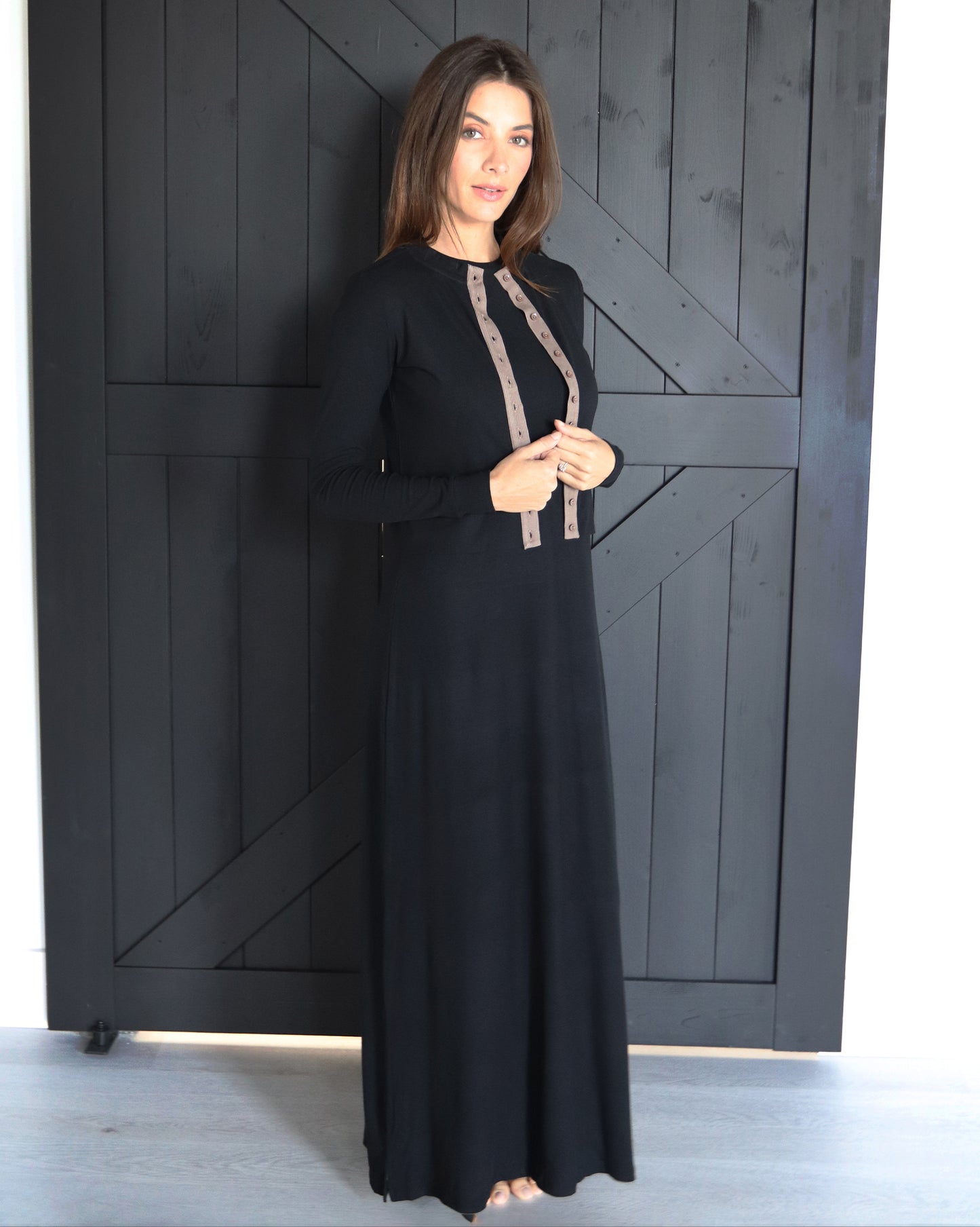 Sleeveless Rib Maxi Dress