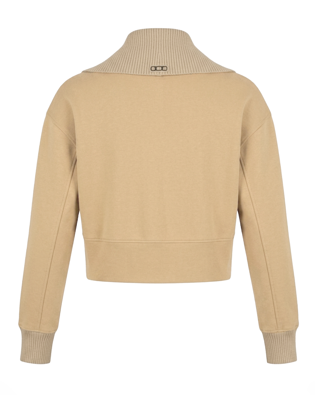 Crop Folded Collar Top