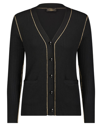 Edged Long Cardigan