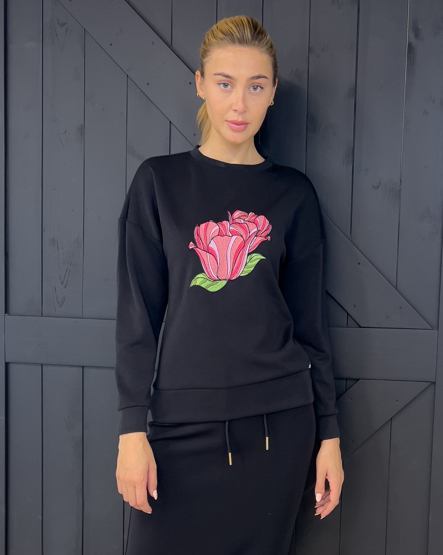 Scuba Embroidered Sweater